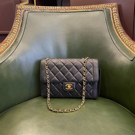 sac chanel noir vintage|sac Chanel occasion.